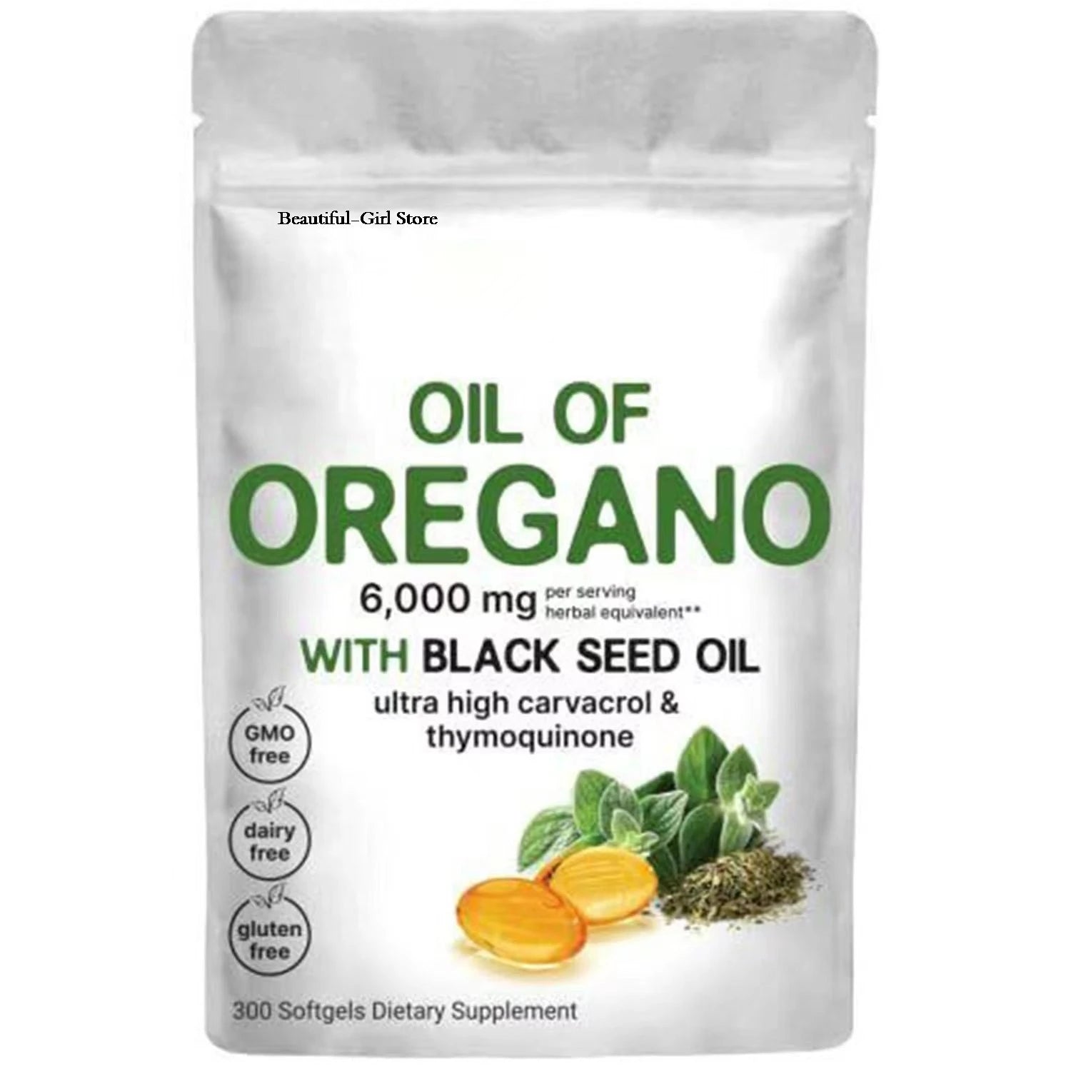 Organic Oregano Extract - High Potency Hot Capsules