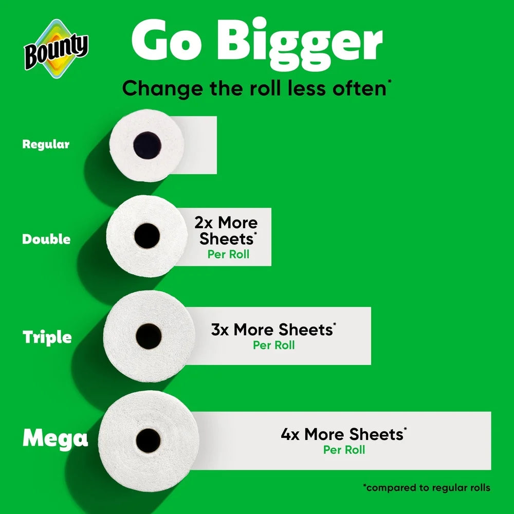 Bounty Paper Towels Triple Roll 6 Pack