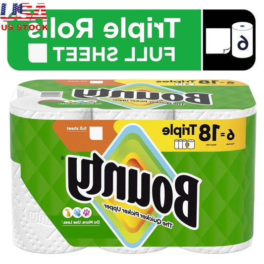 Bounty Paper Towels Triple Roll 6 Pack